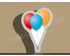Party Balloons Cookie Cutter. Unique Cookie Cutter