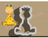 Sitting Giraffe WIth Floral Crown Cookie Cutter. Animal Cookie Cutter