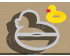 Duck Floatie Detailed Cookie Cutter. Floatie Cookie Cutter. Summer Season Cookie Cutter