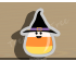 Candy Corn with Witch Hat Cookie Cutter. Halloween Cookie Cutter. 