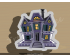 Haunted House Cookie Cutter. Halloween Cookie Cutter. 