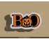 Boo Style 1 Cookie Cutter. Halloween Cookie Cutter. 