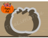 Floral Pumpkin Cookie Cutter. Fall Season Cookie Cutter. Thanksgiving Cookie Cutter