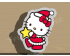 Christmas Hello Kitty Style 2 Cookie Cutter. Christmas Cookie Cutter.  Cartoon Cookie Cutter