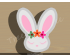 Floral Bunny Cookie Cutter. Easter Cookie Cutter