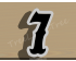 Carnival Number Seven Cookie Cutter. Number Cookie Cutter