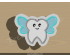Tooth Fairy Style 2 Cookie Cutter. Tooth Fairy Day Cookie Cutter