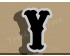 Carnival Letter Y Cookie Cutter. Alphabet Cookie Cutter