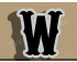 Carnival Letter W Cookie Cutter. Alphabet Cookie Cutter