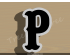 Carnival Letter P Cookie Cutter. Alphabet Cookie Cutter
