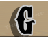 Carnival Letter G Cookie Cutter. Alphabet Cookie Cutter