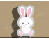 Sitting Bunny Cookie Cutter. Easter Cookie Cutter. Animal Cookie Cutter