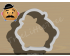 Toy Story Mr. Potato Cutter. Disney cookie cutter. Cartoon Cookie Cutter