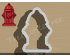 Fire Hydrant Cookie Cutter. Fire Rescue Theme Cookie Cutter