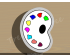 Artist Palette Cookie Cutter. Painting Cookie Cutter. School Cookie Cutter