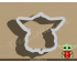 Yoda The One Cookie Cutter. Valentine's day Cookie Cutter. Star War Cookie Cutter