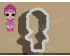 Sugar Queen Doll Full Body Cookie Cutter. LOL Dolls Cookie Cutter. Unicorn Cookie Cutter