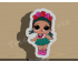 Coconut Qt Full Body Cookie Cutter. LOL Dolls Cookie Cutter. 