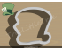 10/6 Hat Cookie Cutter. Alice in Wonderland Cookie Cutter