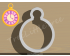 Mad Hatter Wall Clock Cookie Cutter. Alice in Wonderland Cookie Cutter