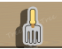 Hand Rake Cookie Cutter. Garden Theme Cookie Cutter
