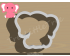 Sitting Elephant Cookie Cutter. Animal Cookie Cutter