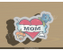 Heart Banner Cookie Cutter. Valentine's day Cookie Cutter. Mother's day Cookie Cutter