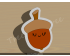 Chestnut Cookie Cutter. Fall Season Cookie Cutter