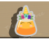 Candy Corn Unicorn Cookie Cutter. Halloween Cookie Cutter. Unicorn Cookie Cutter.