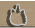Unicorn Head Style 2 Cookie Cutter. Unicorn Cookie Cutter