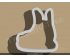 Hockey Skate Cookie Cutter. Hockey Cookie Cutter. Sports Cookie Cutter