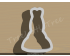 Wedding Dress Style 8 Cookie Cutter. Wedding Cookie Cutter
