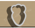Carrot Style 1 Cookie Cutter. Food Cookie Cutter. Easter Cookie Cutter