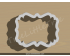 Plaque Style 9 Cookie Cutter.Unique Cookie Cutter