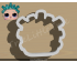 Cosmic Queen Cookie Cutter. LOL Dolls Cookie Cutter