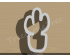 Cactus in Pot Cookie Cutter. Plant Cookie Cutter