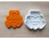 Personalized Teddy Heart Cookie Cutter and Stamp Set