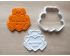 Personalized Teddy Heart Cookie Cutter and Stamp Set