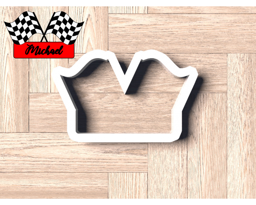 Race Car Flag Plaque Cookie Cutter. Car Cookie Cutter. Birthday Cookie Cutter