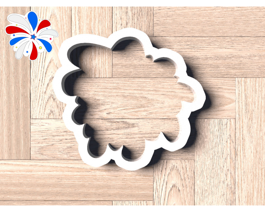 Fireworks Cookie Cutter. Fourth of July Cookie Cutter. Independence Day Cookie Cutter. 3D Printed. Baking Gifts. Custom Cookies