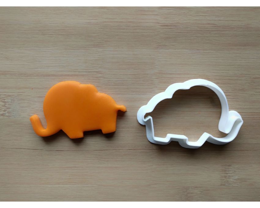 Elephant Style2 Cookie Cutter.Animal Cookie Cutter