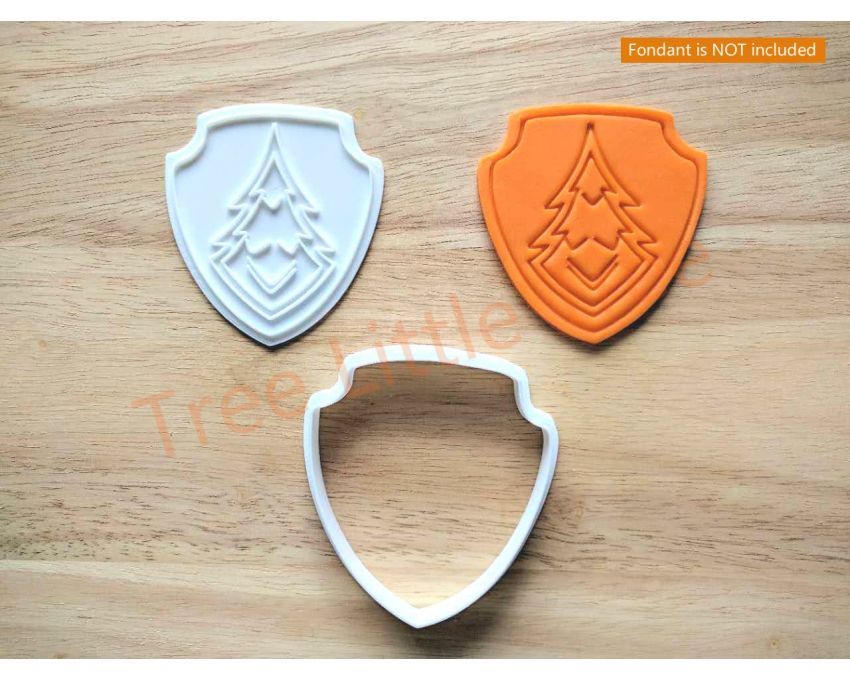 Everest Paw Patrol Cookie Cutter and Stamp Set. PAW Patrol Cookie Cutter
