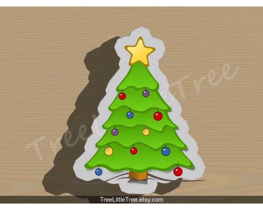 Christmas Tree with Star Cookie Cutter. Christmas Cookie Cutter