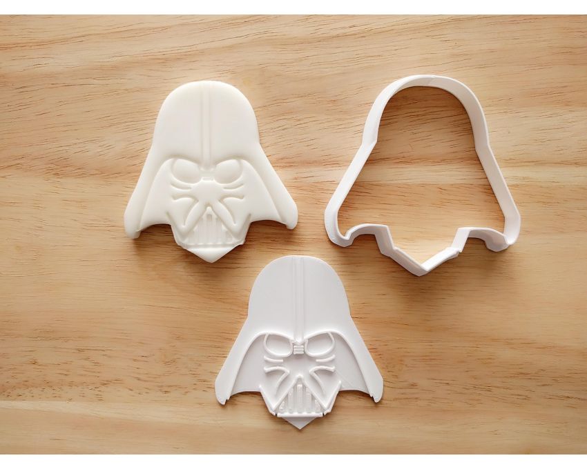 Anakin Skywalker Cookie Cutter and Stamp Set. Star Wars Cookie Cutter