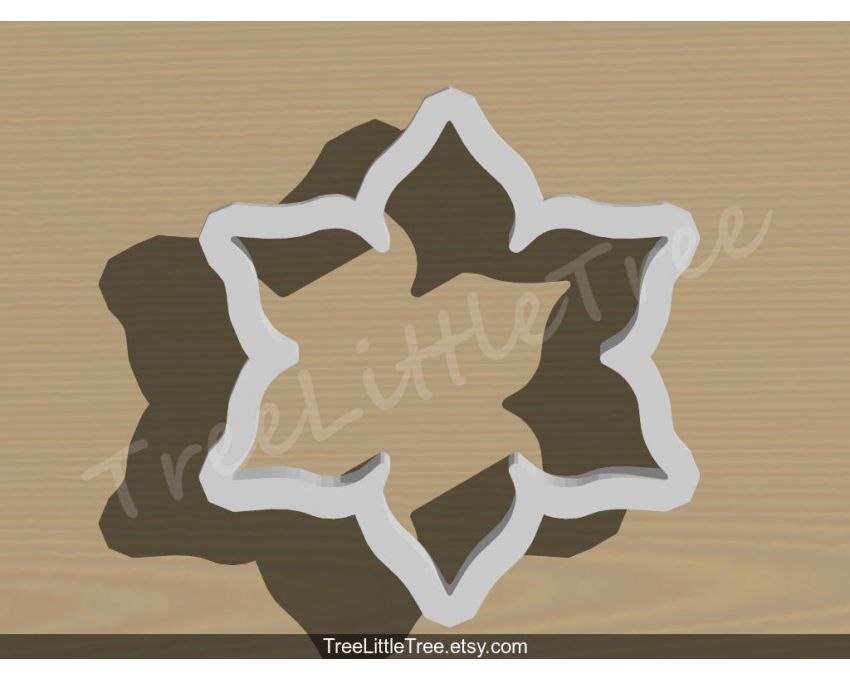 Christmas Poinsettia Cookie Cutter. Christmas Cookie Cutter