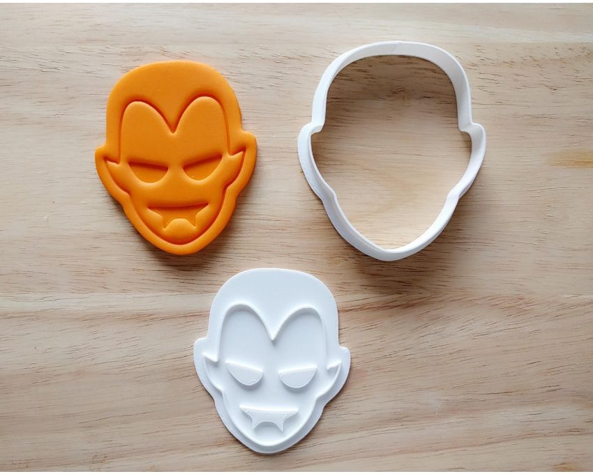 Halloween Vampire Cookie Cutter and Stamp Set. Halloween Cookie Cutter