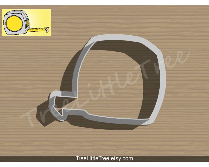 Tape Measure Cookie Cutter. Father’s Day Cookie Cutter