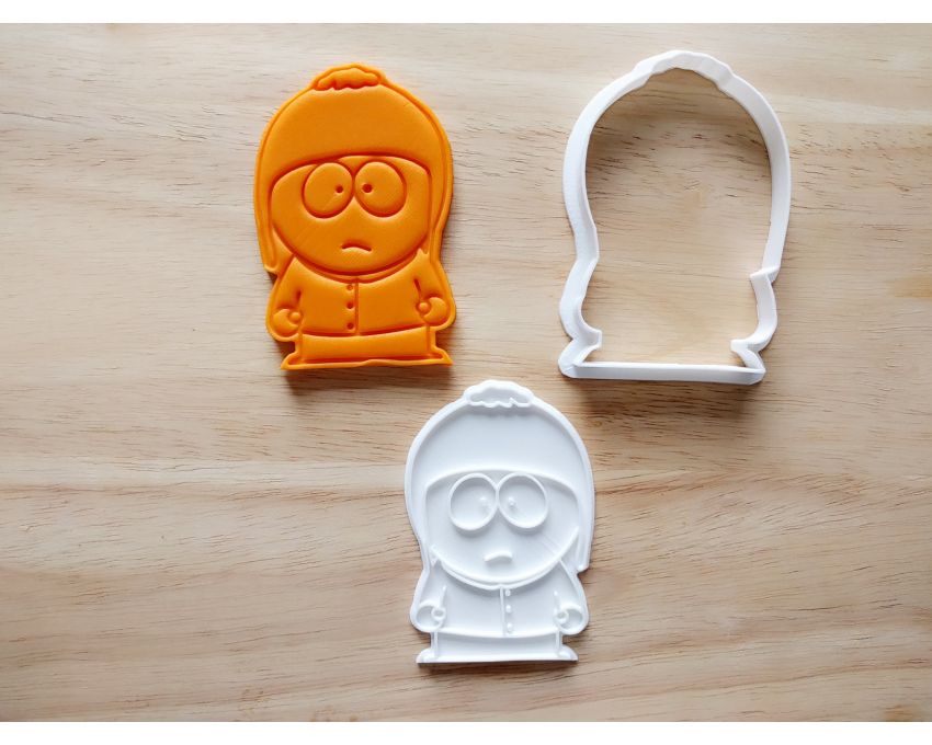 South Park Craig Tucker Cookie Cutter and Stamp Set. Cartoon Cookie Cutter