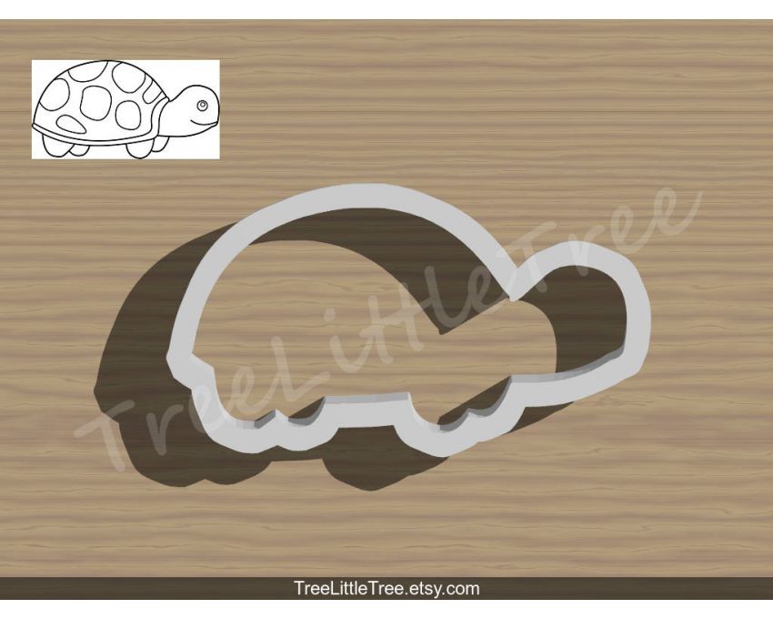 Turtle Cookie Cutter. Animal Cookie Cutter