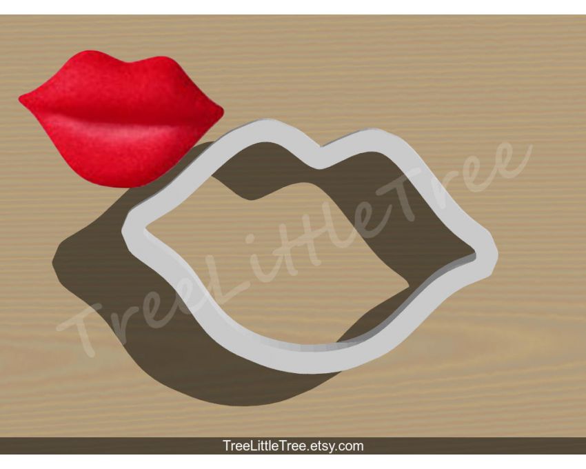 Lip Cookie Cutter. Valentine's day Cookie Cutter